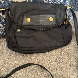 Marc by Marc Jacobs Black and Gold Crossbody Bag